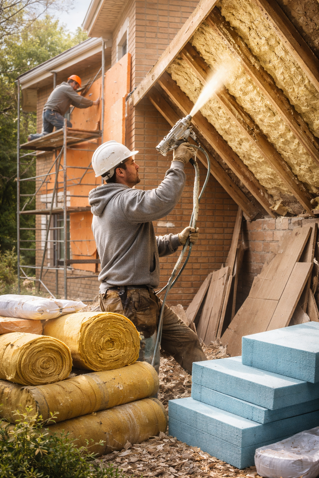 Утепление домов в грозном под ключ от 4310 руб/м2 | Профессионально — ТепломастерГрз