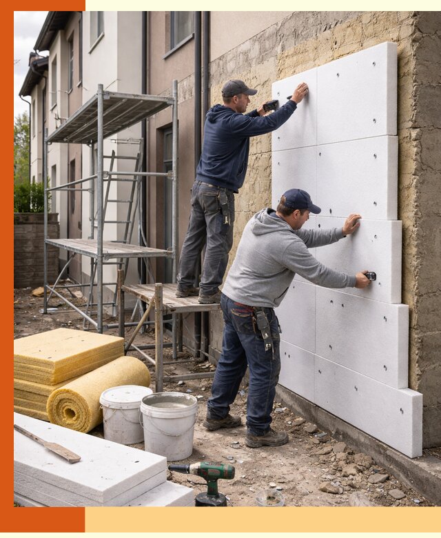 Утепление таунхауса с гарантией комфорта в грозном