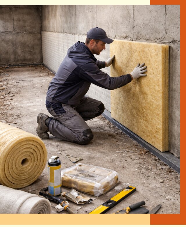 Утепление фундамента изнутри в грозном от 4310 руб./м2 — работы под ключ | ТепломастерГрз