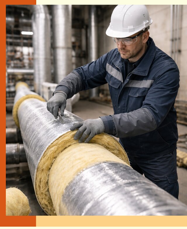 Утепление технологического оборудования и заводских установок в грозном