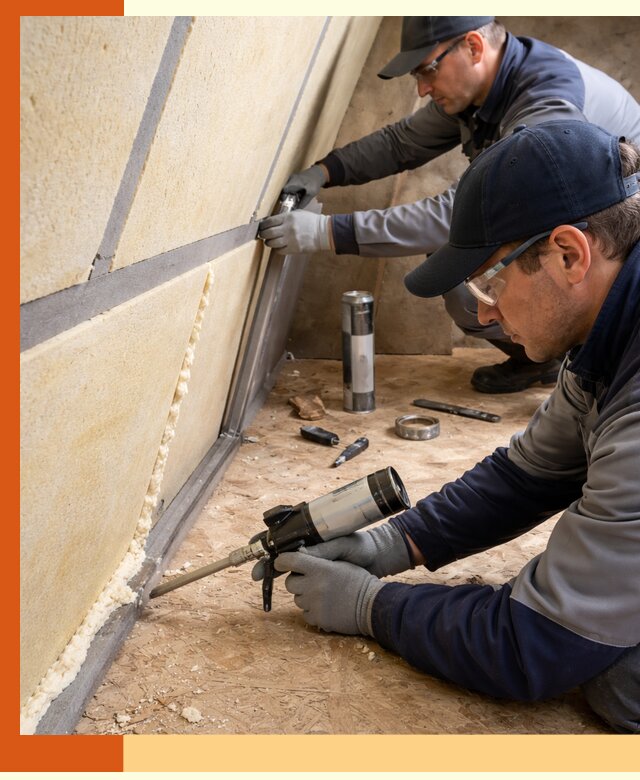 Герметизация стыков ППУ в грозном — надежное уплотнение швов